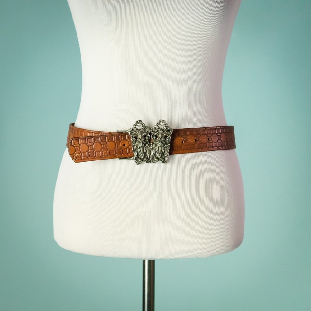 Richard Synek 1970 Gargoyle Lion Belt - Picture 1 of 4